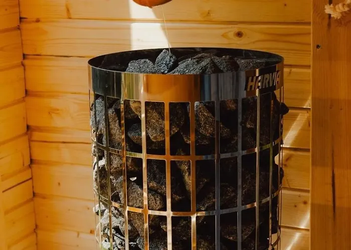 펜션 Tinyhouse Direkt Am Angeln Ruderboot Sup Sauna Und Hot Tub